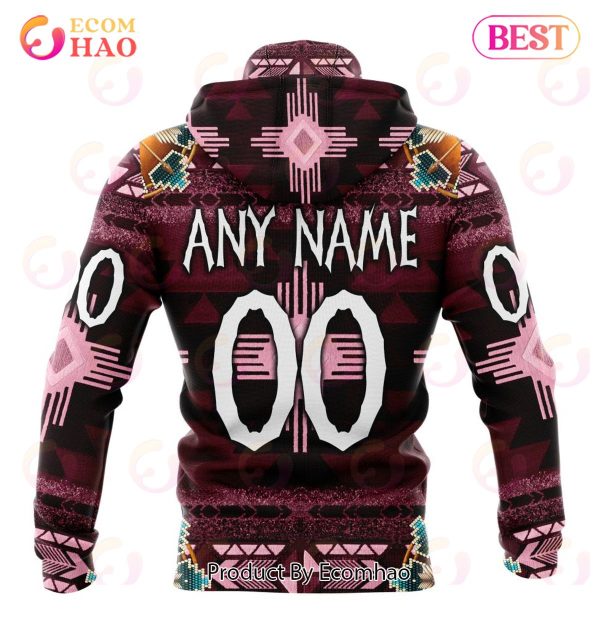 NHL Colorado Avalanche Specialized With Native Costume Concept 3D Hoodie