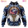 NHL Dallas Stars Specialized With Native Costume Concept 3D Hoodie