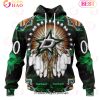 NHL Detroit Red Wings Specialized With Native Costume Concept 3D Hoodie