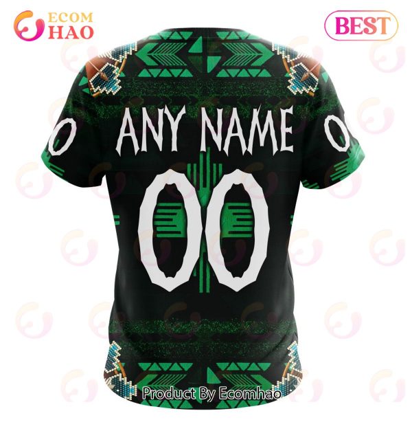 NHL Dallas Stars Specialized With Native Costume Concept 3D Hoodie