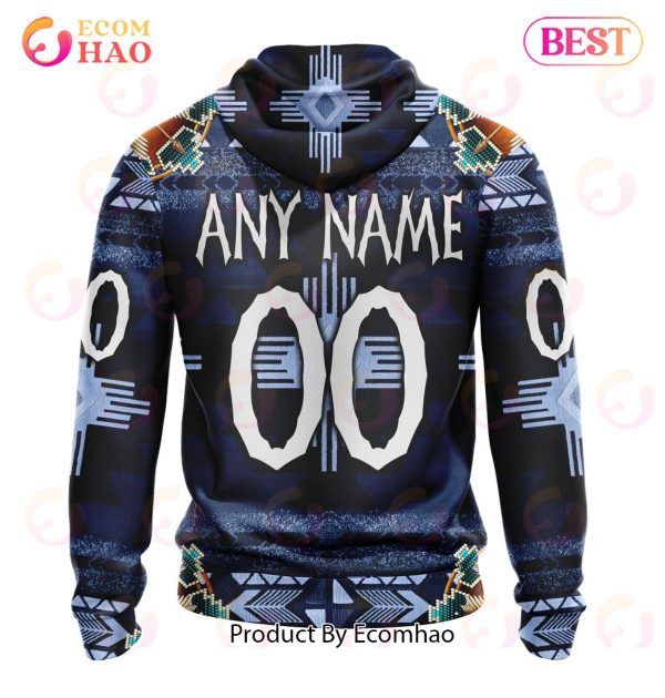 NHL Edmonton Oilers Specialized With Native Costume Concept 3D Hoodie