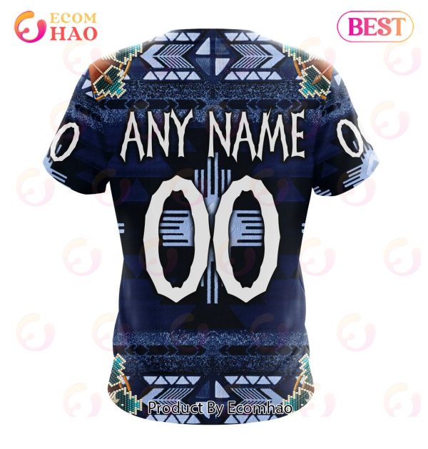 NHL Edmonton Oilers Specialized With Native Costume Concept 3D Hoodie