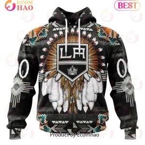 NHL Los Angeles Kings Specialized With Native Costume Concept 3D Hoodie
