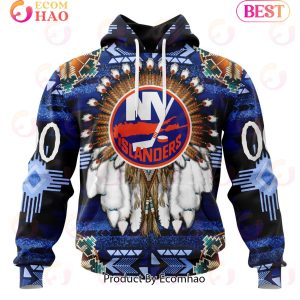 NHL New York Islanders Specialized With Native Costume Concept 3D Hoodie