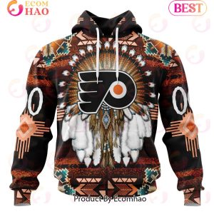 NHL Philadelphia Flyers Specialized With Native Costume Concept 3D Hoodie