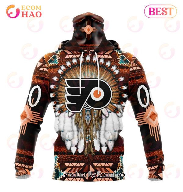 NHL Philadelphia Flyers Specialized With Native Costume Concept 3D Hoodie