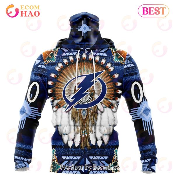 NHL Tampa Bay Lightning Specialized With Native Costume Concept 3D Hoodie