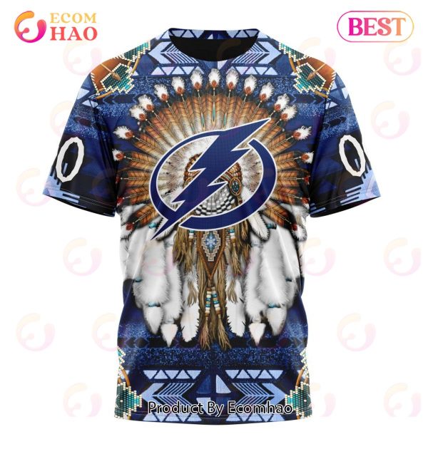 NHL Tampa Bay Lightning Specialized With Native Costume Concept 3D Hoodie