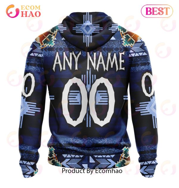 NHL Toronto Maple Leafs Specialized With Native Costume Concept 3D Hoodie