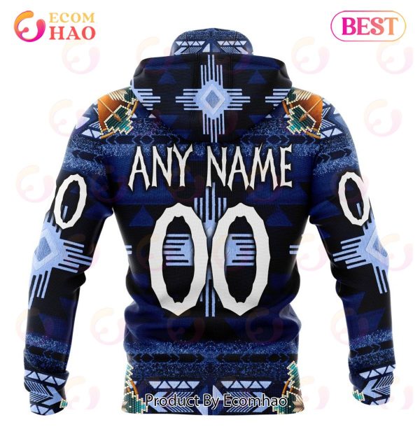 NHL Toronto Maple Leafs Specialized With Native Costume Concept 3D Hoodie