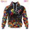 NFL Indianapolis Colts Specialized With Autism Awareness Concept 3D Hoodie