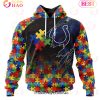 NFL Jacksonville Jaguars Specialized With Autism Awareness Concept 3D Hoodie