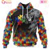 NFL Los Angeles Chargers Specialized With Autism Awareness Concept 3D Hoodie NFL Los Angeles Chargers Specialized With Autism Awareness Concept 3D Hoodie