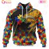 NFL Las Vegas Raiders Specialized With Autism Awareness Concept 3D Hoodie