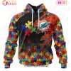 NFL Los Angeles Rams Specialized With Autism Awareness Concept 3D Hoodie