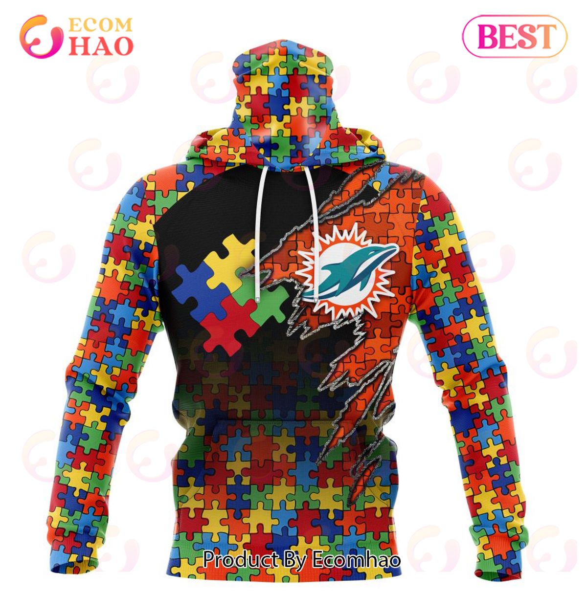 BEST NFL Miami Dolphins Special Design With Northern Lights Hoodie