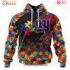 NFL New Orleans Saints Specialized With Autism Awareness Concept 3D Hoodie