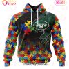 NFL New York Giants Specialized With Autism Awareness Concept 3D Hoodie