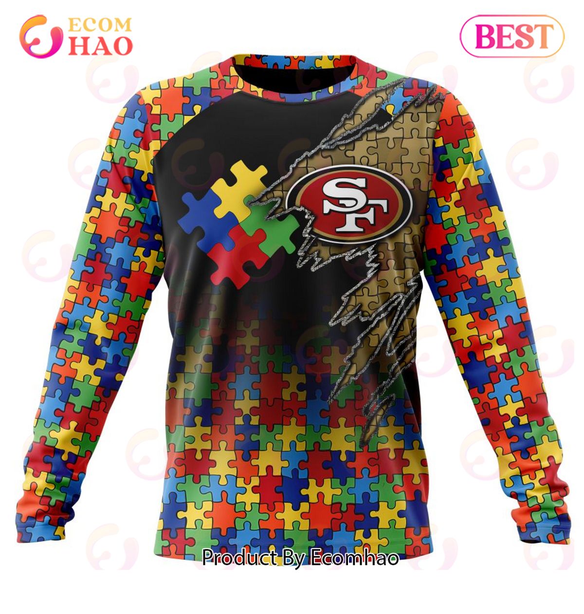 NFL San Francisco 49ers Halloween Concepts 3D Hoodie - Ecomhao