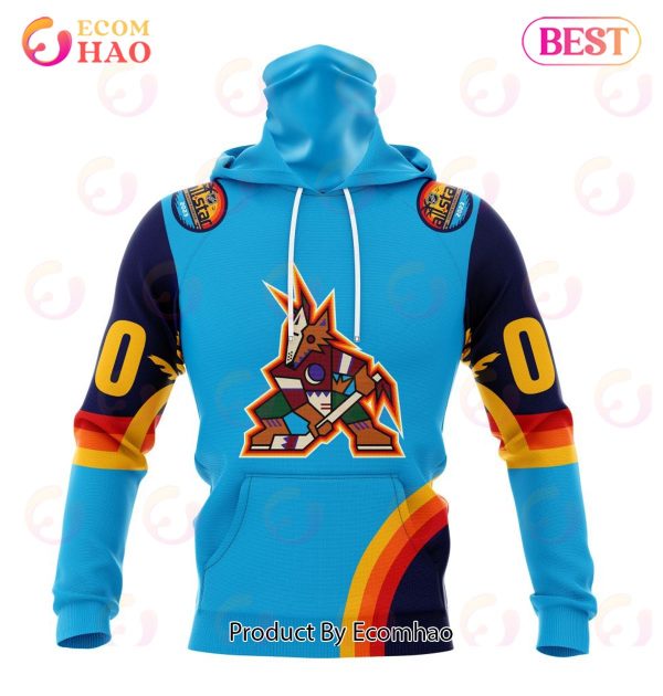 NHL Arizona Coyotes Special ALL Star Game Design With Atlantic Ocean 3D Hoodie