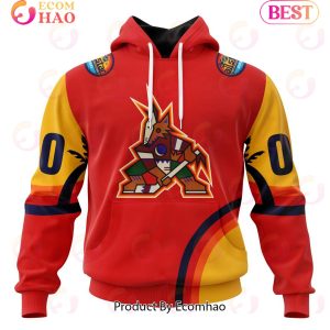 NHL Arizona Coyotes Special ALL Star Game Design With Florida Sunset 3D Hoodie