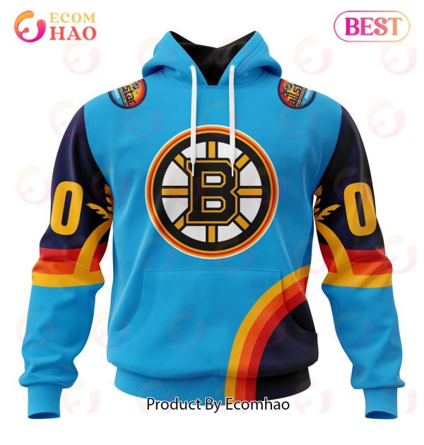 NHL Boston Bruins Special ALL Star Game Design With Atlantic Ocean 3D Hoodie