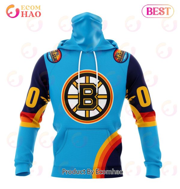 NHL Boston Bruins Special ALL Star Game Design With Atlantic Ocean 3D Hoodie