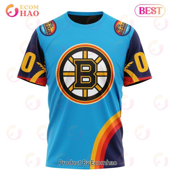 NHL Boston Bruins Special ALL Star Game Design With Atlantic Ocean 3D Hoodie