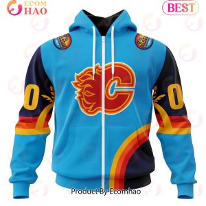 NHL Calgary Flames Special ALL Star Game Design With Atlantic Ocean 3D Hoodie