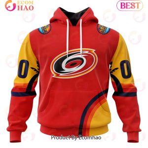 NHL Carolina Hurricanes Special ALL Star Game Design With Florida Sunset 3D Hoodie