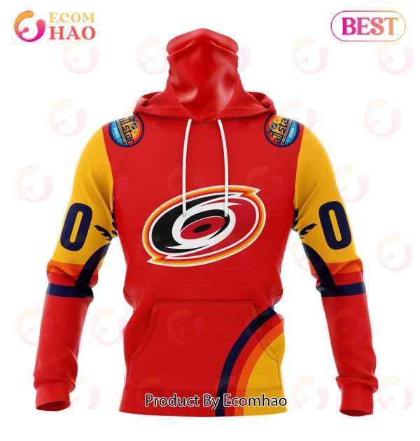 NHL Carolina Hurricanes Special ALL Star Game Design With Florida Sunset 3D Hoodie