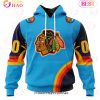 NHL Carolina Hurricanes Special ALL Star Game Design With Florida Sunset 3D Hoodie