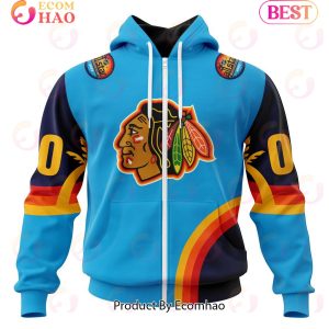 NHL Chicago Blackhawks Special ALL Star Game Design With Atlantic Ocean 3D Hoodie