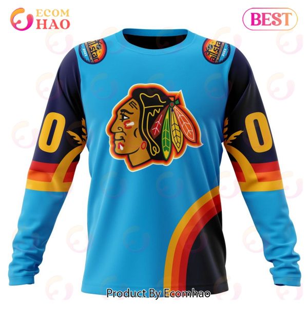 NHL Chicago Blackhawks Special ALL Star Game Design With Atlantic Ocean 3D Hoodie