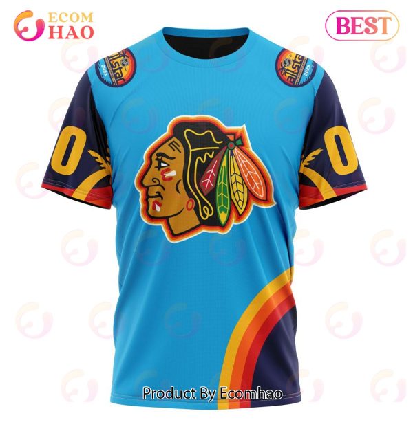 NHL Chicago Blackhawks Special ALL Star Game Design With Atlantic Ocean 3D Hoodie