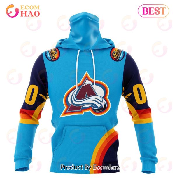 NHL Colorado Avalanche Special ALL Star Game Design With Atlantic Ocean 3D Hoodie