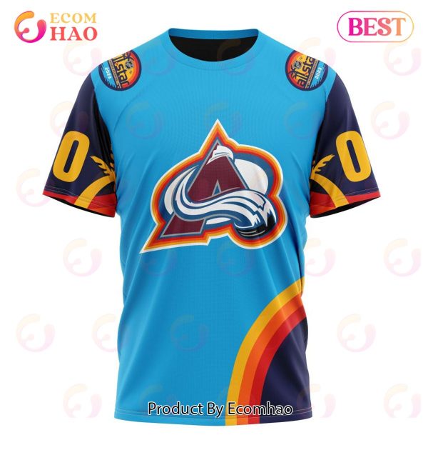 NHL Colorado Avalanche Special ALL Star Game Design With Atlantic Ocean 3D Hoodie