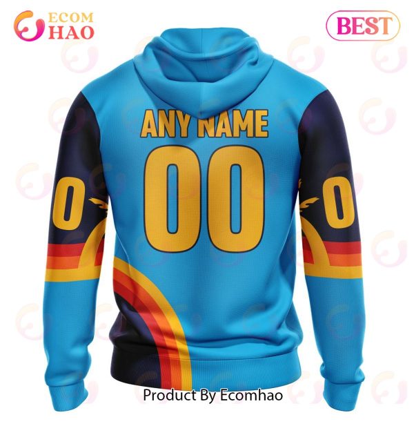 NHL Columbus Blue Jackets Special ALL Star Game Design With Atlantic Ocean 3D Hoodie
