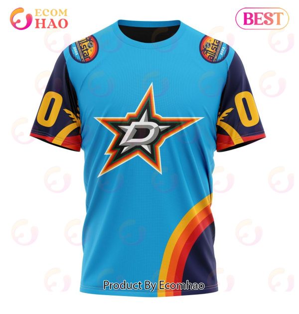 NHL Dallas Stars Special ALL Star Game Design With Atlantic Ocean 3D Hoodie