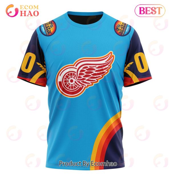NHL Detroit Red Wings Special ALL Star Game Design With Atlantic Ocean 3D Hoodie