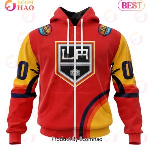 NHL Los Angeles Kings Special ALL Star Game Design With Florida Sunset 3D Hoodie