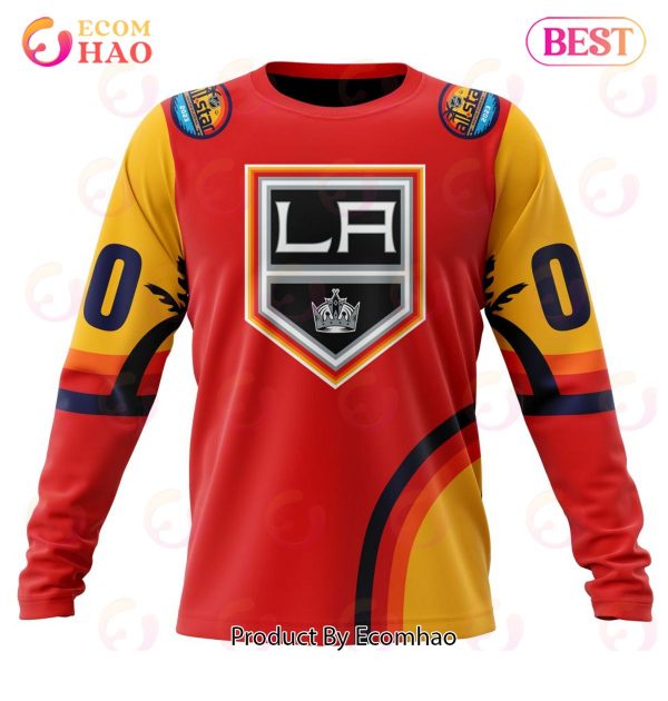 NHL Los Angeles Kings Special ALL Star Game Design With Florida Sunset 3D Hoodie