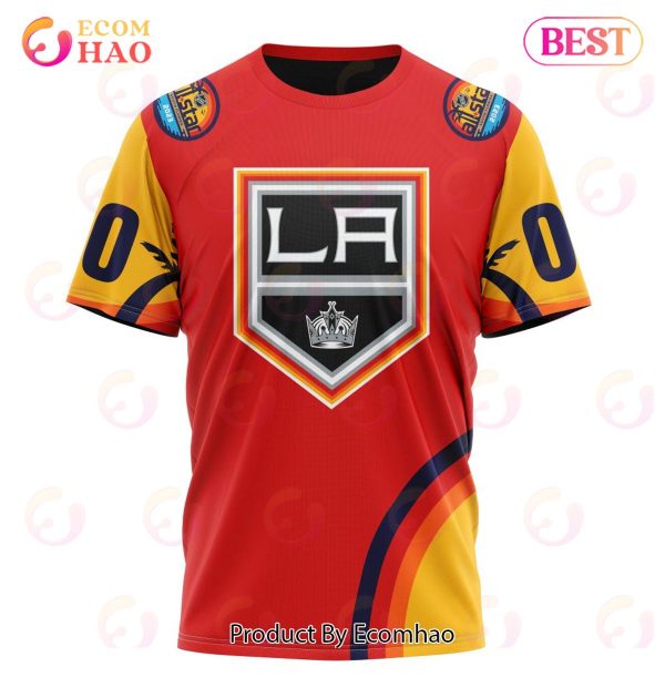 NHL Los Angeles Kings Special ALL Star Game Design With Florida Sunset 3D Hoodie