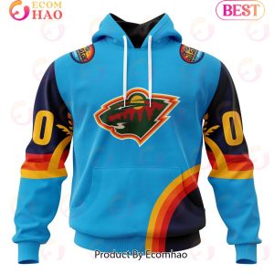 NHL Minnesota Wild Special ALL Star Game Design With Atlantic Ocean 3D Hoodie