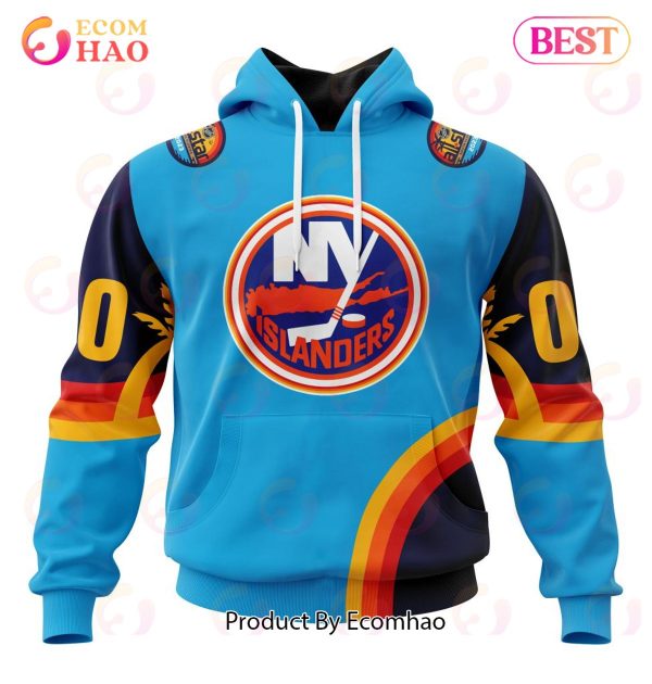 NHL New York Islanders Special ALL Star Game Design With Atlantic Ocean 3D Hoodie
