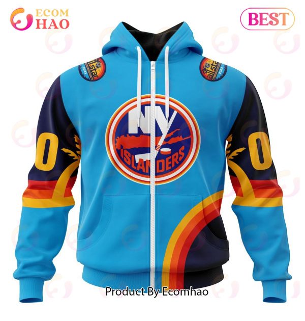 NHL New York Islanders Special ALL Star Game Design With Atlantic Ocean 3D Hoodie