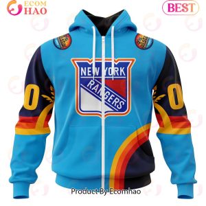 NHL New York Rangers Special ALL Star Game Design With Atlantic Ocean 3D Hoodie