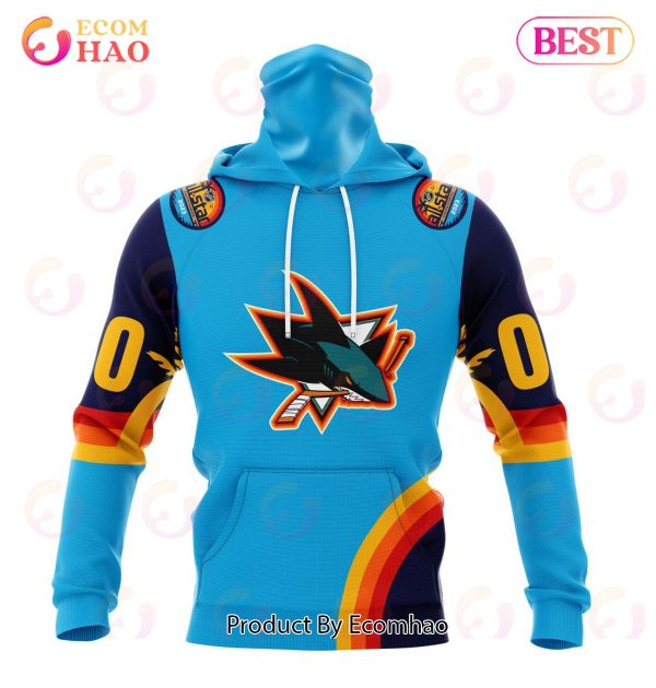 NHL San Jose Sharks Special ALL Star Game Design With Atlantic Ocean 3D Hoodie