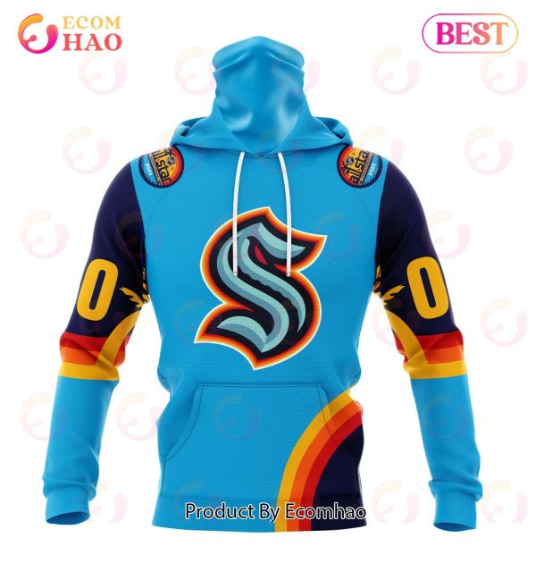 NHL Seattle Kraken Special ALL Star Game Design With Atlantic Ocean 3D Hoodie