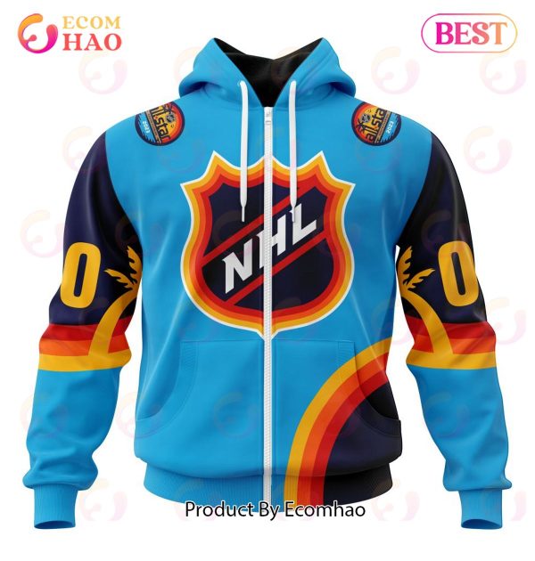 NHL Special ALL Star Game Design With Atlantic Ocean 3D Hoodie